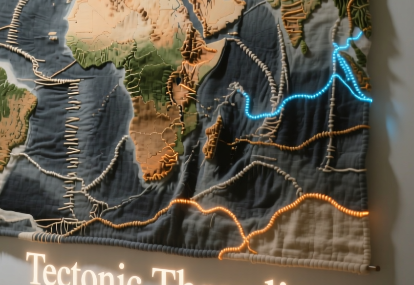 Tectonic Threadings detail 1